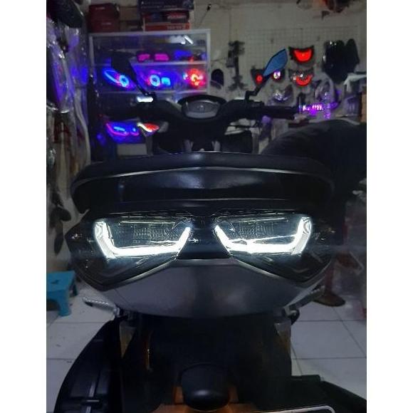 Paket Custom Diy Stoplamp/Lampu Belakang Nmax 2020 Smoke Not Aes Jpa