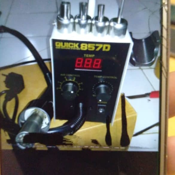 Blower Quick 857D Original. Solder Uap Digital