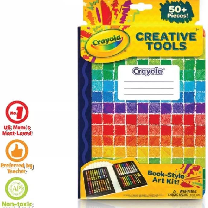 

Crayola Creativity Tool Book-Creative Tools Book Style Art Kit