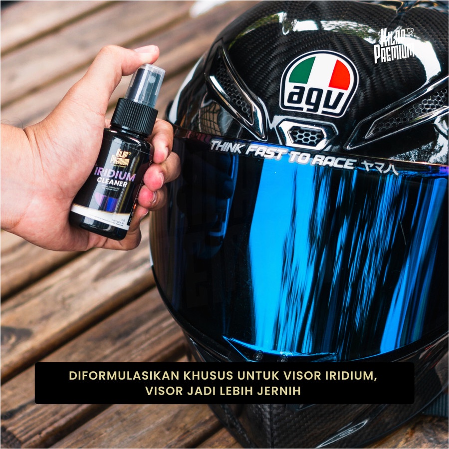 Kilap Premium Iridium Cleaner / Iridium Cleaner / Pembersih Visor