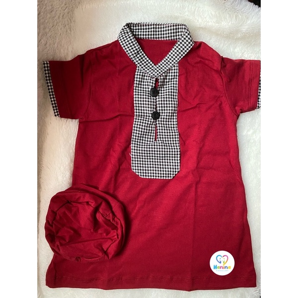 Gamis Koko Bayi/Jubah Bayi Bahan Kaos Katun