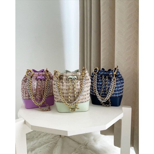 CnK Ck1140 Bucket Dancer Drawstring tweet series | Bucket Bag | Tas serut | Tas kecil C1140