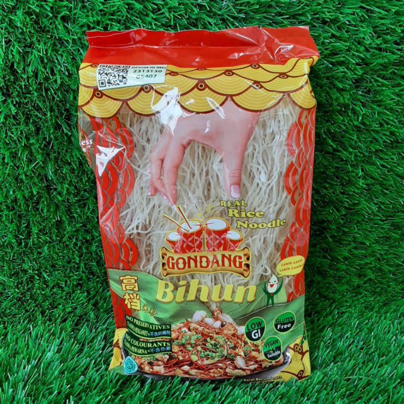 

Gluten Free Bihun Beras Putih Natural Tanpa Pemutih, pengawet dan pewarna Gondang 250gr