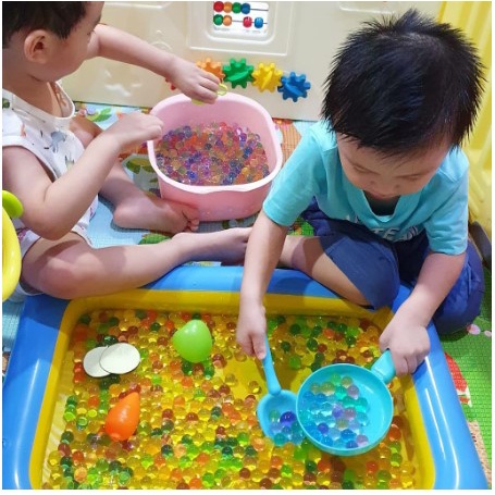 Hydrogel/ Hidrogel Water Beads/ Media Tanam/ Mutiara/ Mainan anak-anak/ Mainan Sensori Anak