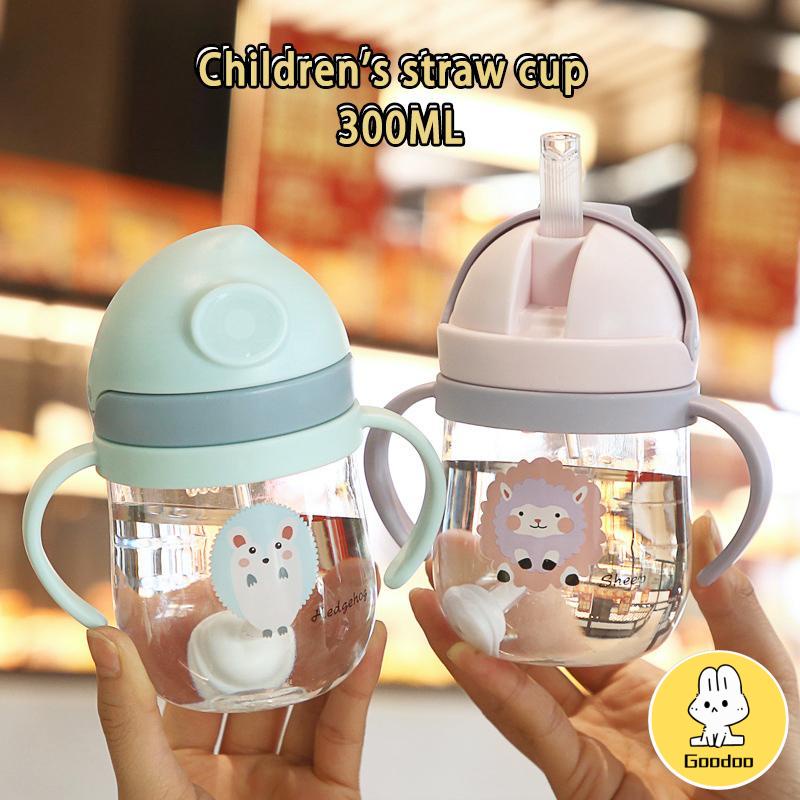 Cute Botol Bayi Anak Training Cup Baby / Botol Jerami Anak Aman -Doo