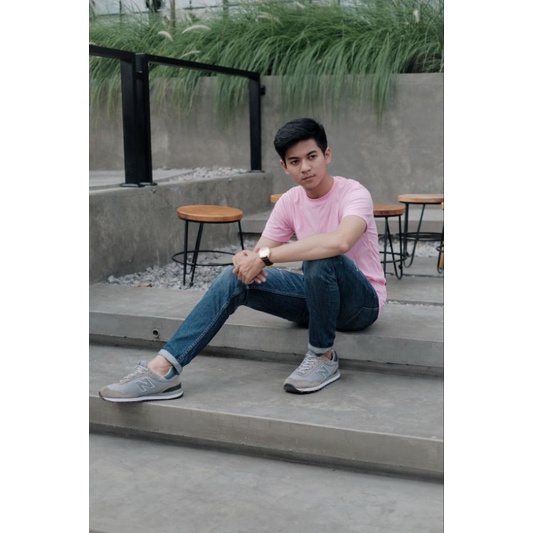 MANLY KAOS PINK BABY POLOS PREMIUM COMBED 30S