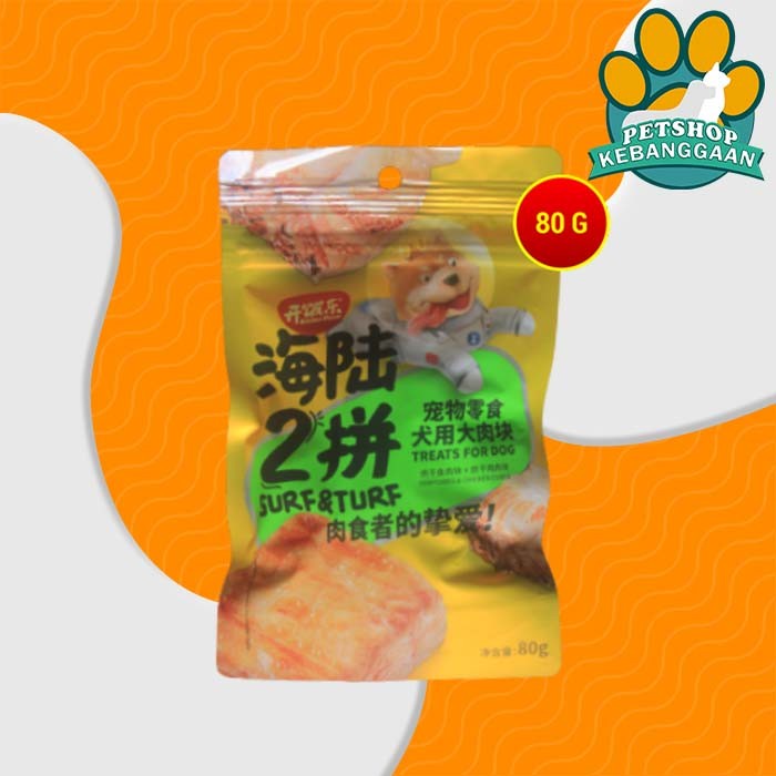 Snack Treats Cemilan Anjing Kitchen Flavour 80 Gram