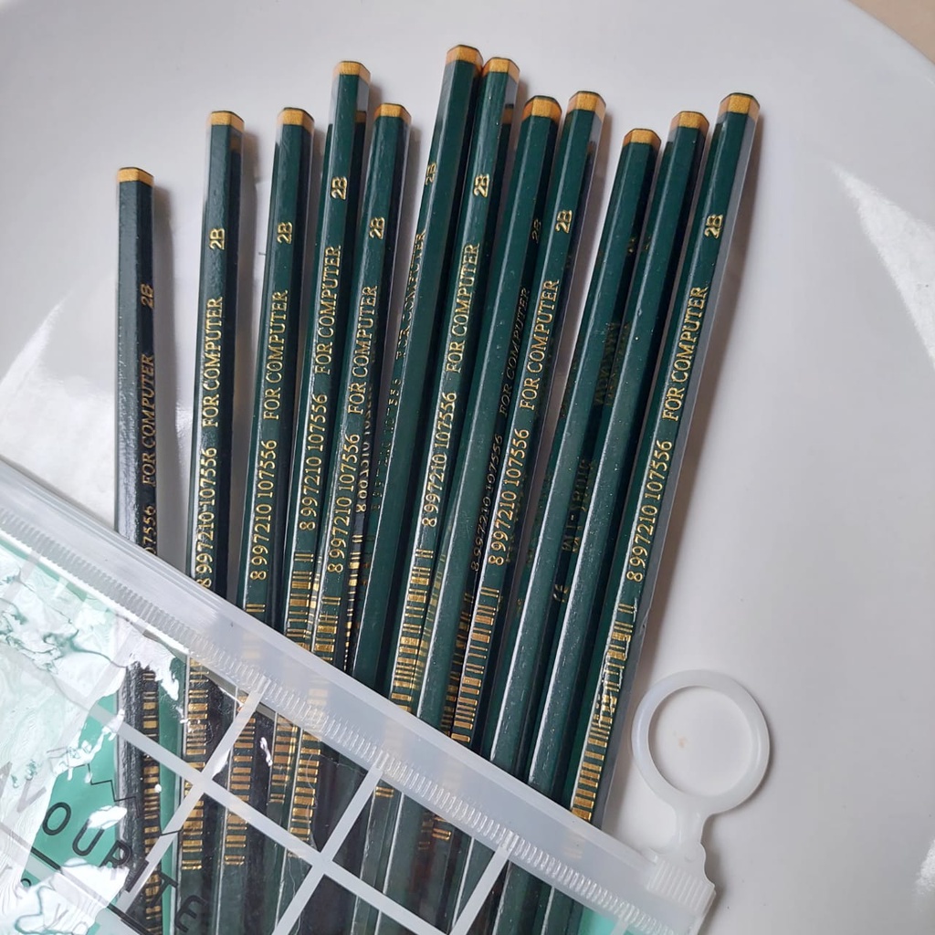 

(1 pcs) Pensil 2B Hijau/ Alat Tulis / Alat Sekolah / Perlengkapan Sekolah
