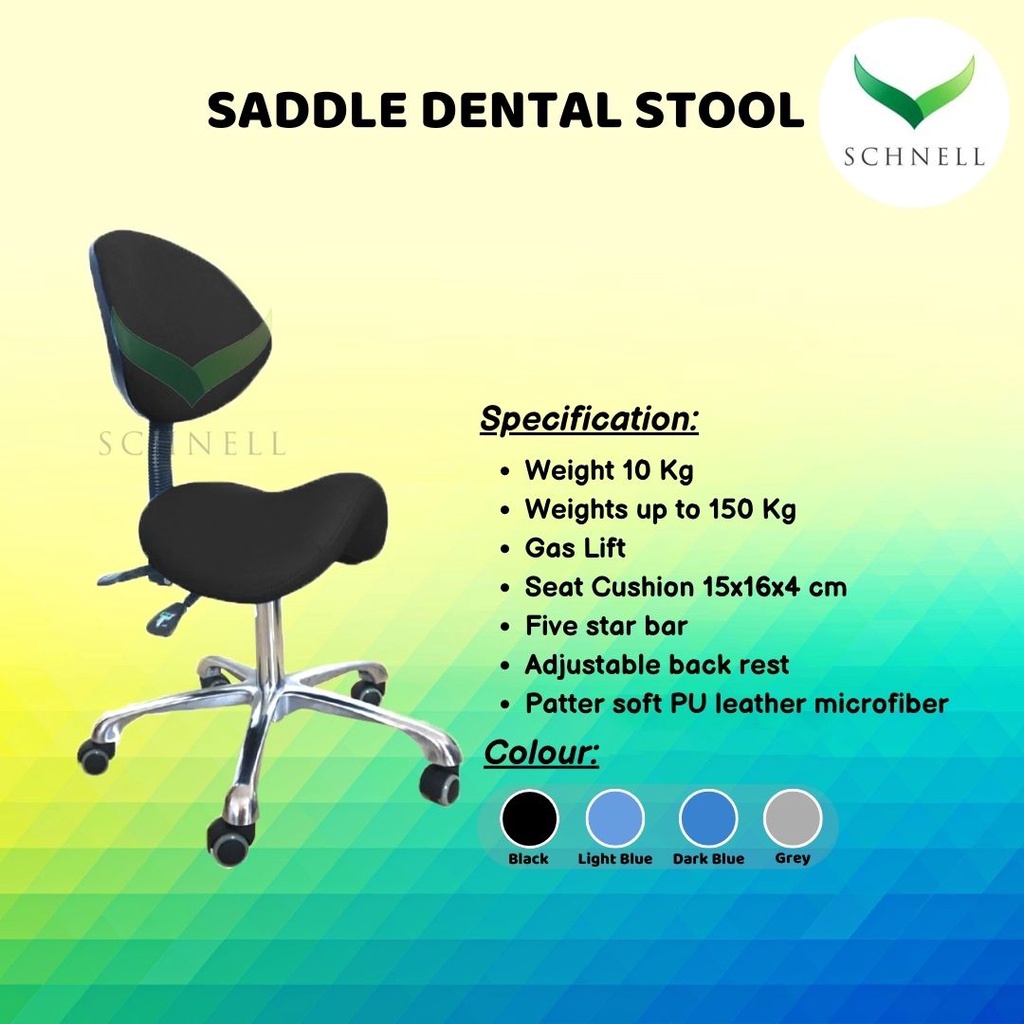 Dentist Saddle Stool/Dental Chair/Dental Kursi Dokter Gigi