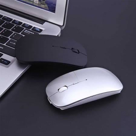 Mouse Bluetooth Slim Silent Optical Mouse Wireless Bluetooth 2.4GHz