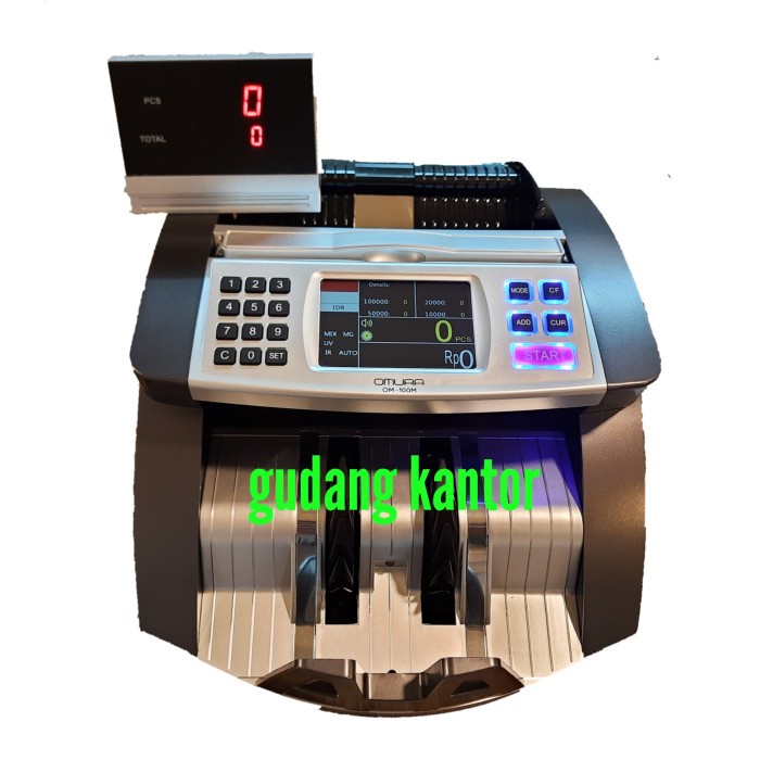 

Money Counter OMURA OM-100M HITUNG NOMINAL - Mesin Penghitung Uang