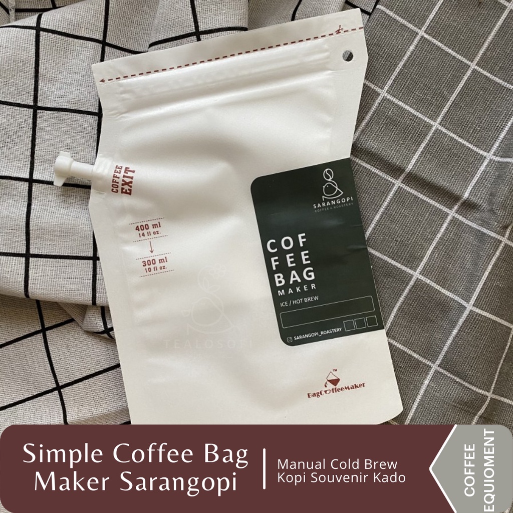 

Simple Coffee Bag Maker Sarangopi -Manual Cold Brew Kopi Souvenir Kado