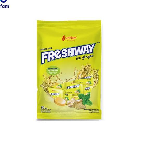 

idq7Q1c--Freshway Ice Ginger Candy Bag 30 pcs x 3.5 g