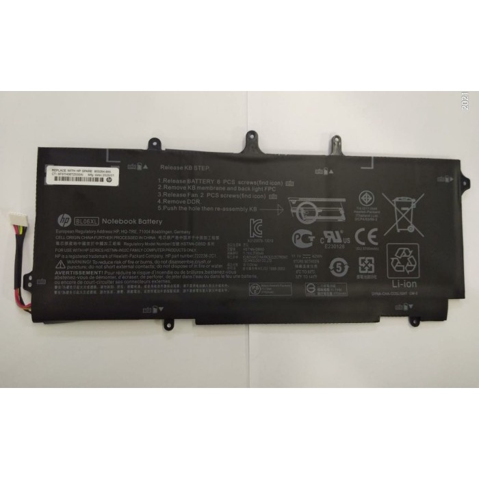 Battery Laptop HP EliteBook Folio 1040 G1 1040-G1 BL06XL Baterai HP