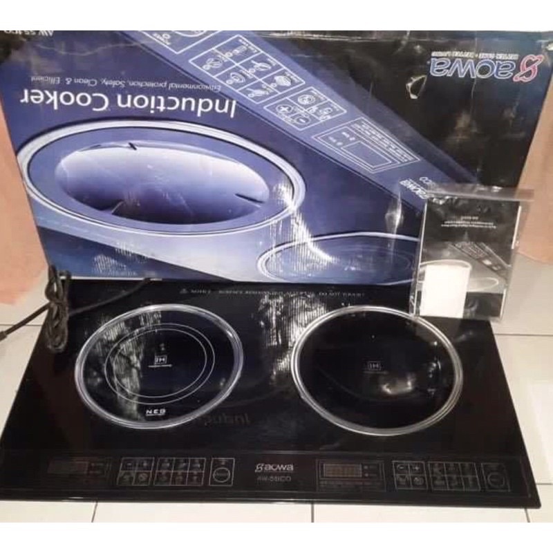 TERMURAH NEW Aowa induction cooker kompor induksi listrik 2 tungku