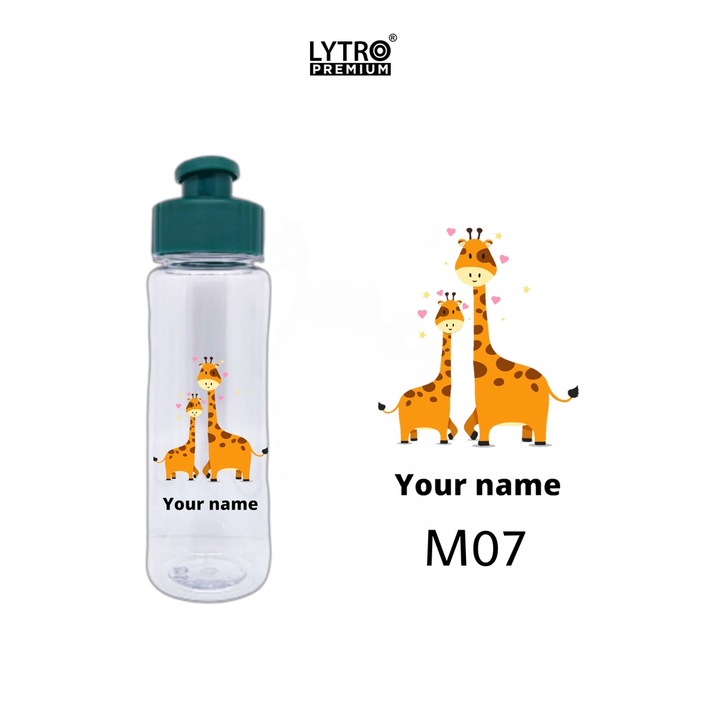 Botol Minum Miami Chielo - Tumbler Plastik Sekolah Anak Custom Nama