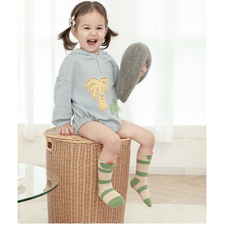 Kaos Kaki Bayi Duck Happy Motif Animal | Kaos Kaki Anak Korea