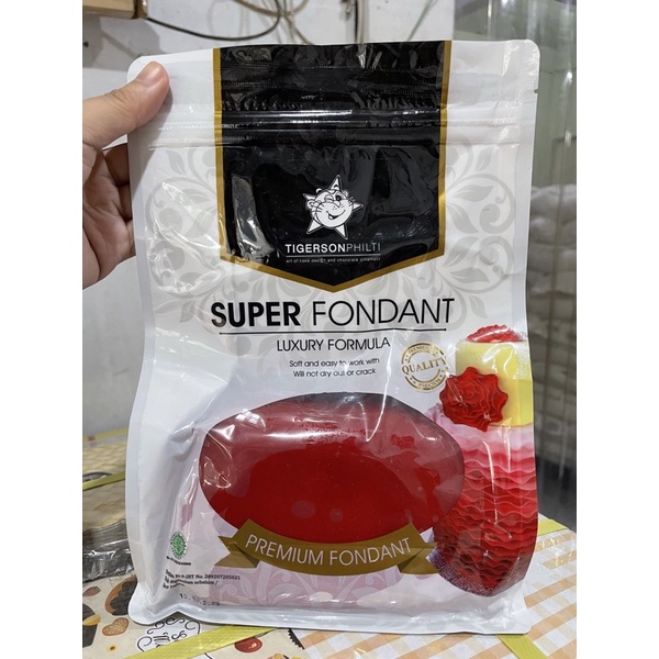 

Tigerson Philti Super Fondant Luxury Formula Red Merah Kemasan 1kg