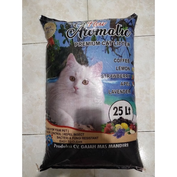 Pasir Kucing AROMATIC 25 Liter