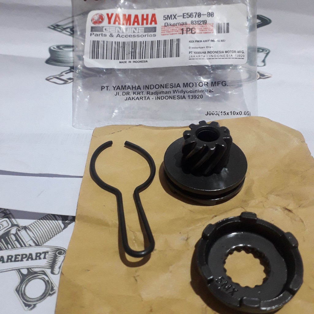 Gigi pinion Mio Sporty Nouvo Mio Smile Mio Soul  Kick Gear pinion Mio Sporty Original 5MX