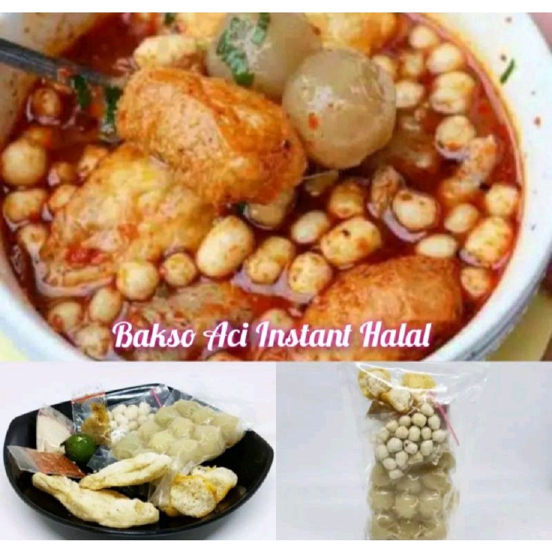 

Bakso aci instant Seblak instant pedas baso kekinian halal termurah isian lengkap cuanki pilus cilok instant termurah sale