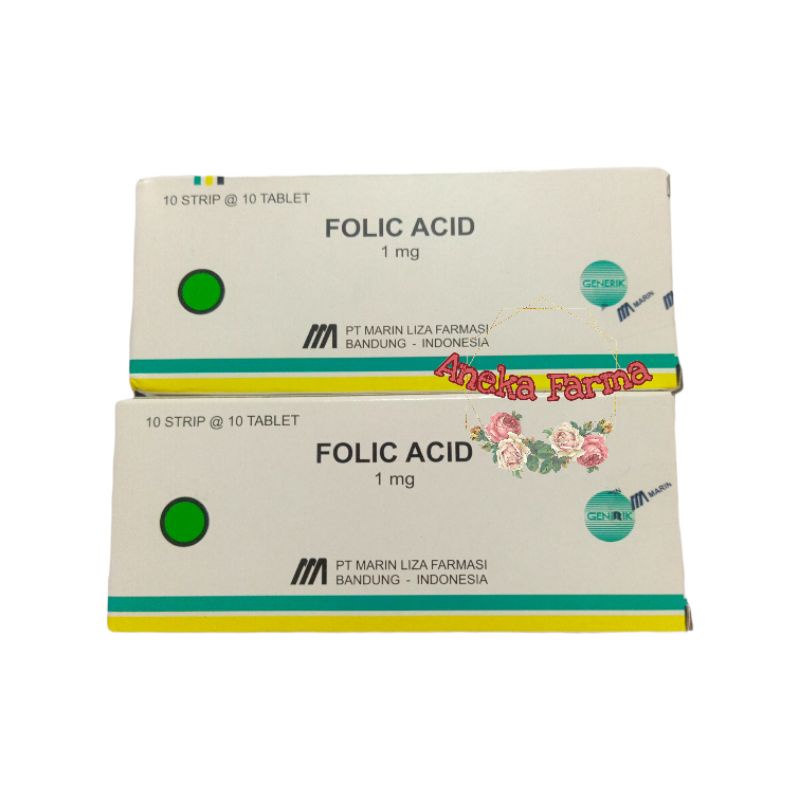 Asam Folat 1mg per box