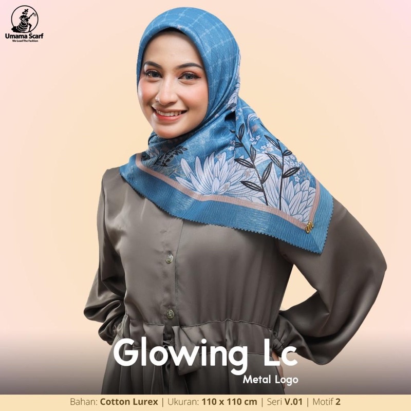 Jilbab Glowing Motif