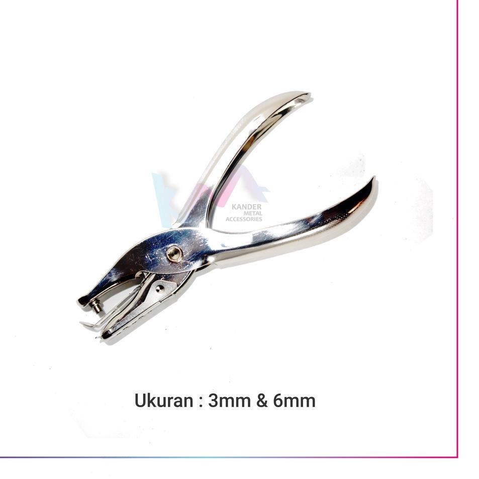 

tjrs522 Alat Tang Plier Press Punch Kancing Cetet Pembolong Pelubang Perforator Kertas Opening Mould Clip Original