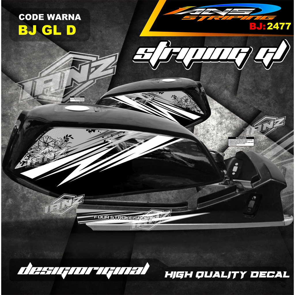 STIKER STRIPING STICKER VARIASI GL PRO / STIKER GL MAX / STRIPING GL PRO