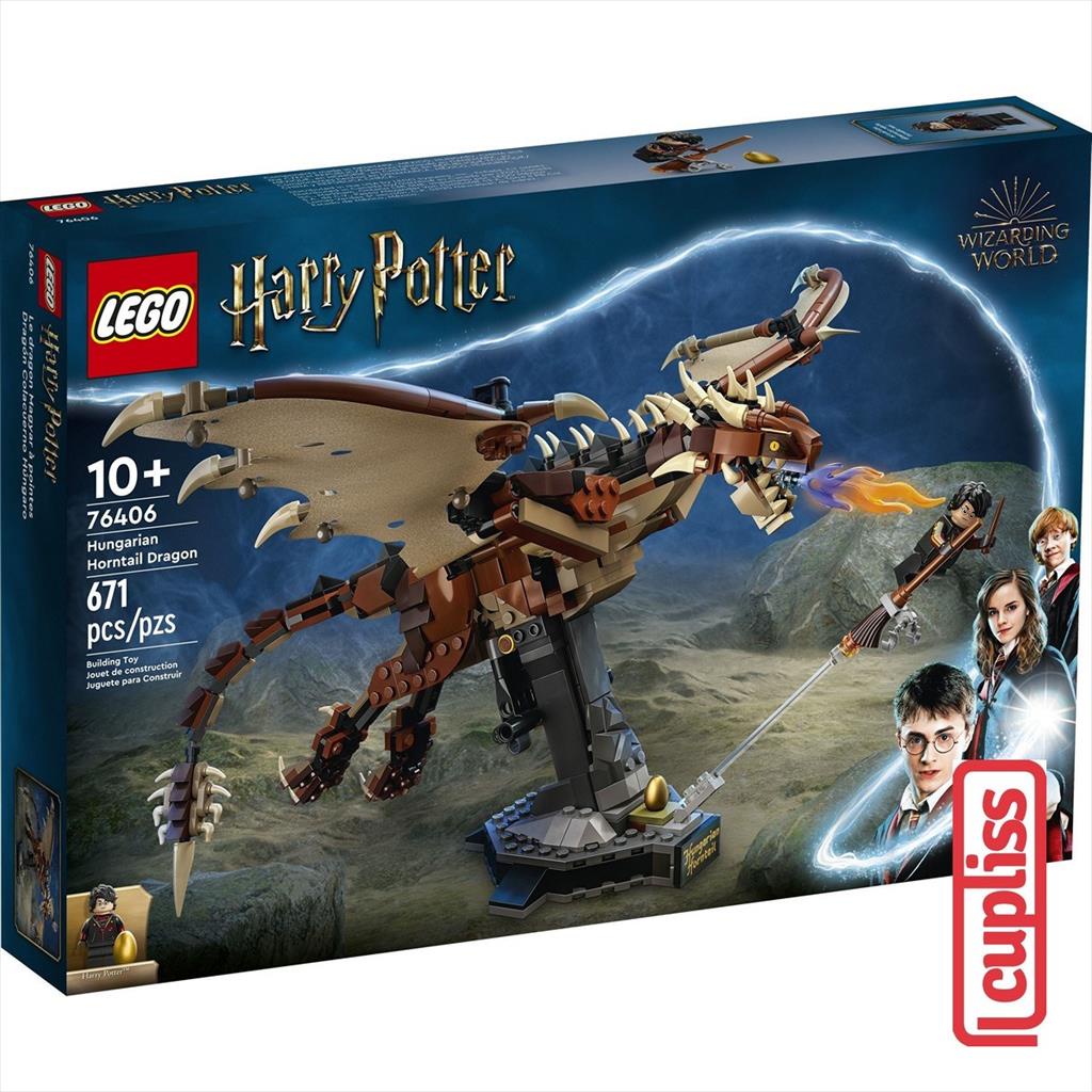 PROMO LEGO HARRY POTTER 76406 HUNGARIAN HORNTAIL DRAGON