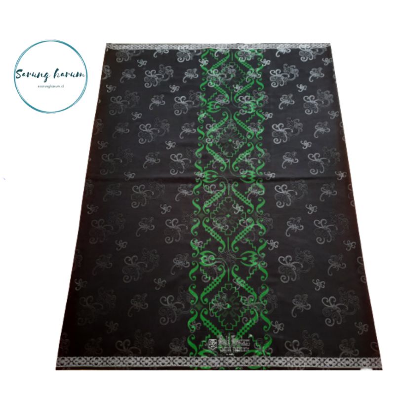 Sarung - Sarung Bali Lestari - Hitam hijau