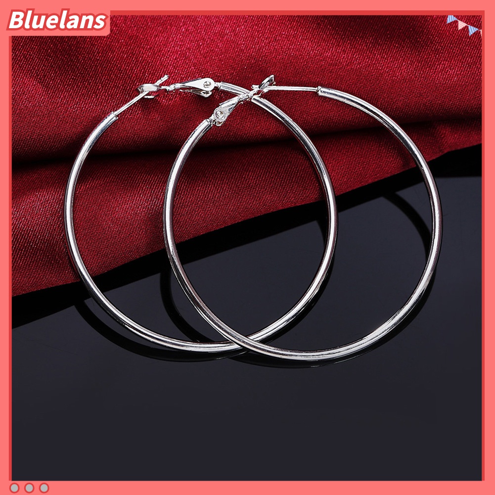 Anting Hoop Bulat Diameter 5cm - 8cm Untuk Wanita