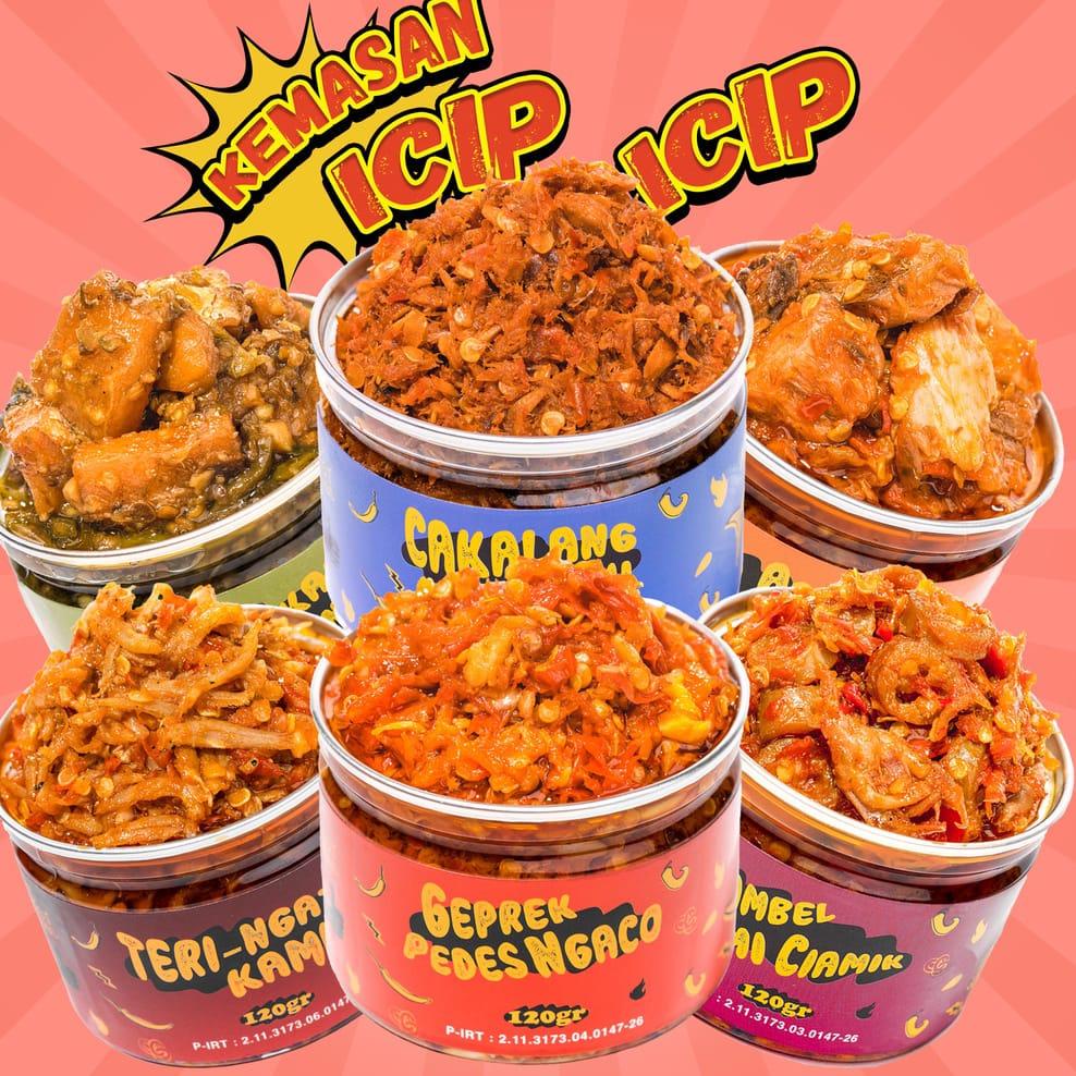 

Dijamin Miring harga.. Eat Sambel / Sambal Rumahan / Sambel Cumi, Geprek, Cakalang & Tuna Asap 120gr Halal MUI 05