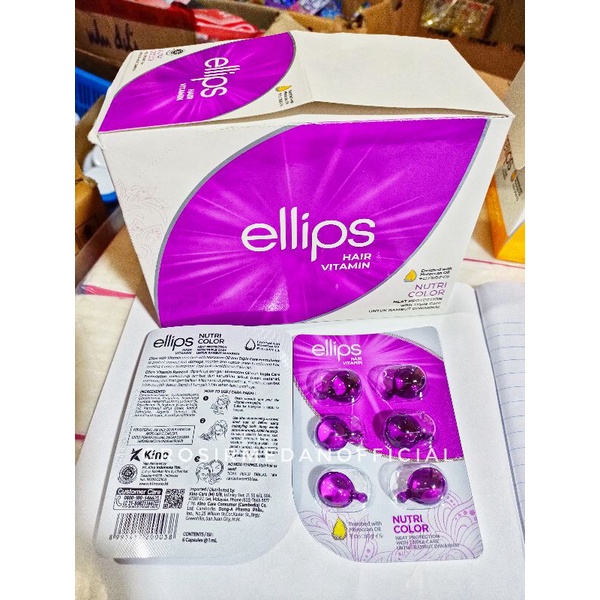 ELLIPS HAIR VITAMIN RAMBUT ISI 6 - MEMBUAT RAMBUT INDAH BERKILAU, LEMBUT, MUDAH DIATUR