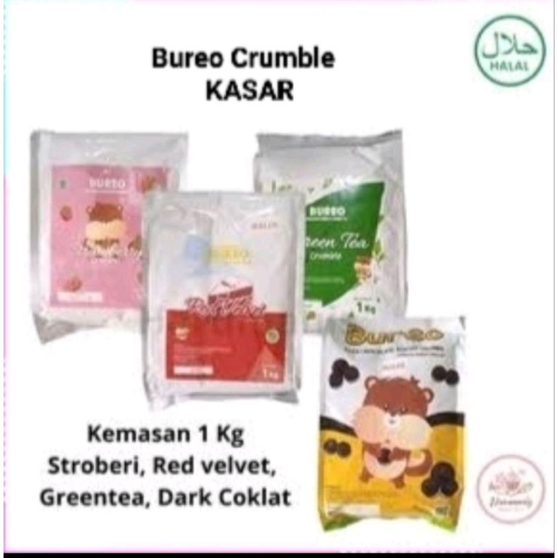 Bureo crumble remahan biscuit kasar 100 gr