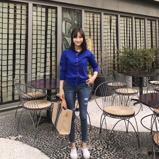 【COD】Versi Korea Tas Wanita Tas Totebag Tote Bag Kanvas Profesional Komuter Bergaris Sederhana Satu Bahu Tas Besar Di Dalam Tas Kanvas Berkapasitas Besar