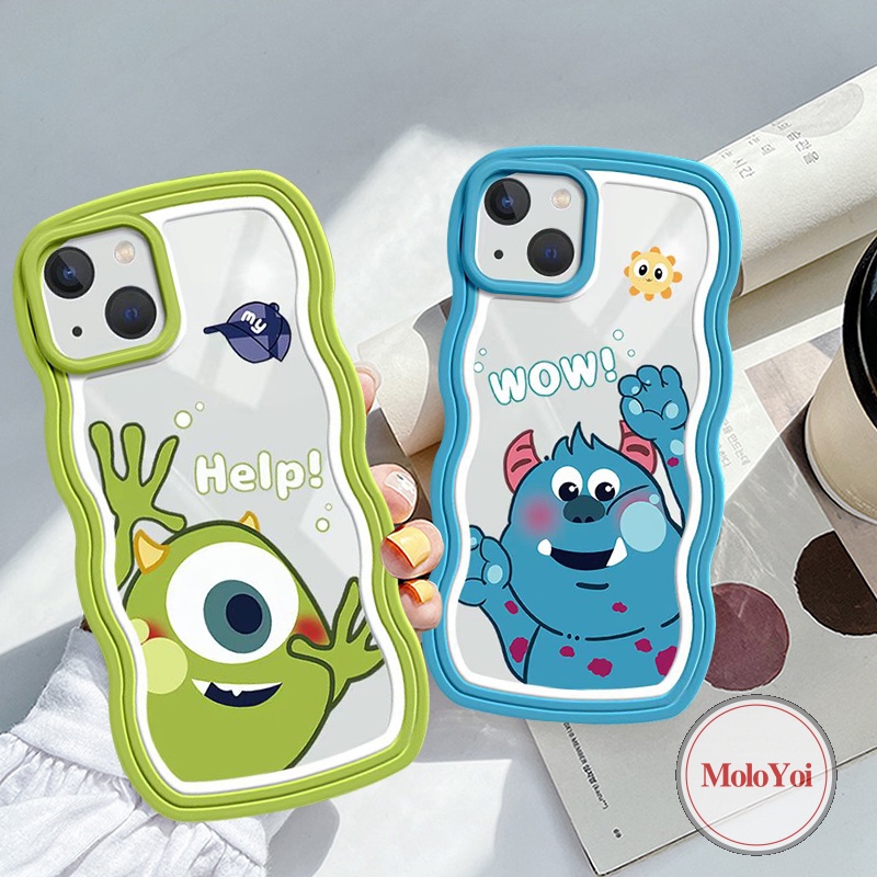 Soft Case TPU Motif Monster University Untuk IPhone 11 12 13 Pro MAX 7 8 Plus XR 6 6s Plus 14 Plus 14 Pro MAX X XS MAX SE 2020