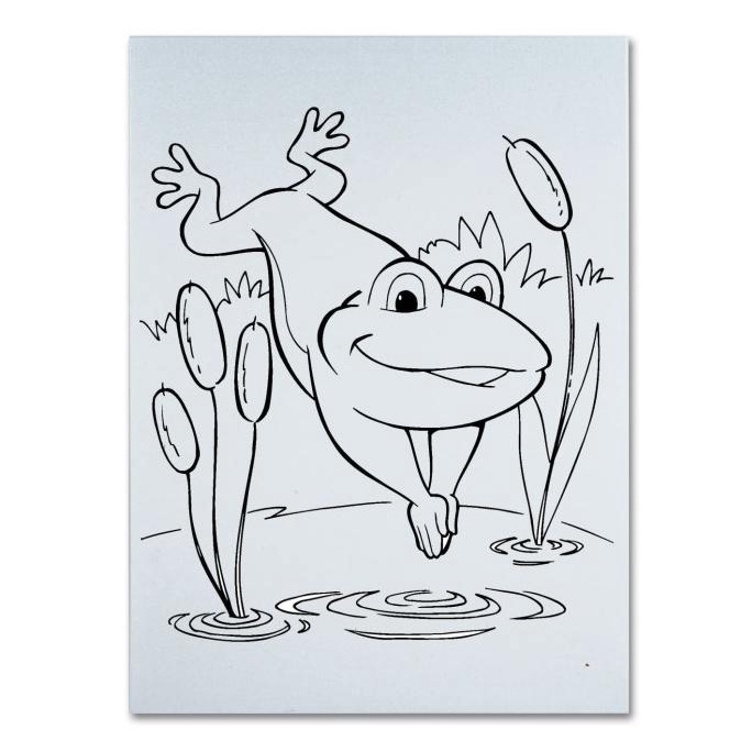Kanvas Lukis Gambar / Mewarnai Binatang