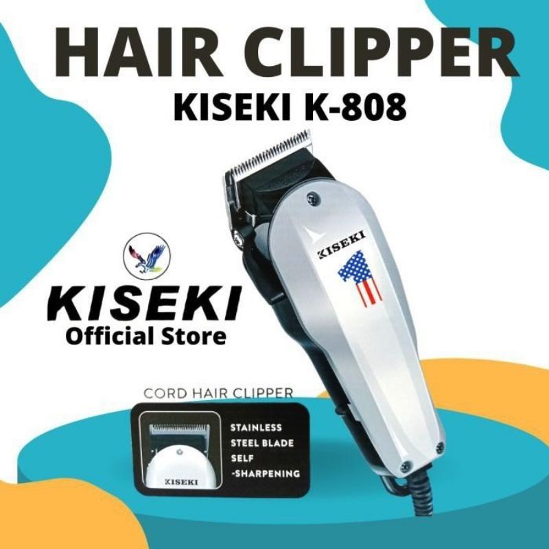 Kiseki Hair Clipper Cukur Pemotong Ramut Pria K-808