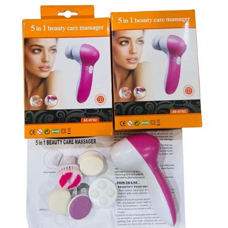 5 in 1 Alat Pembersih Facial Pori-Pori Di Wajah Elektrik / Face Beauty Care Massager 5 in 1