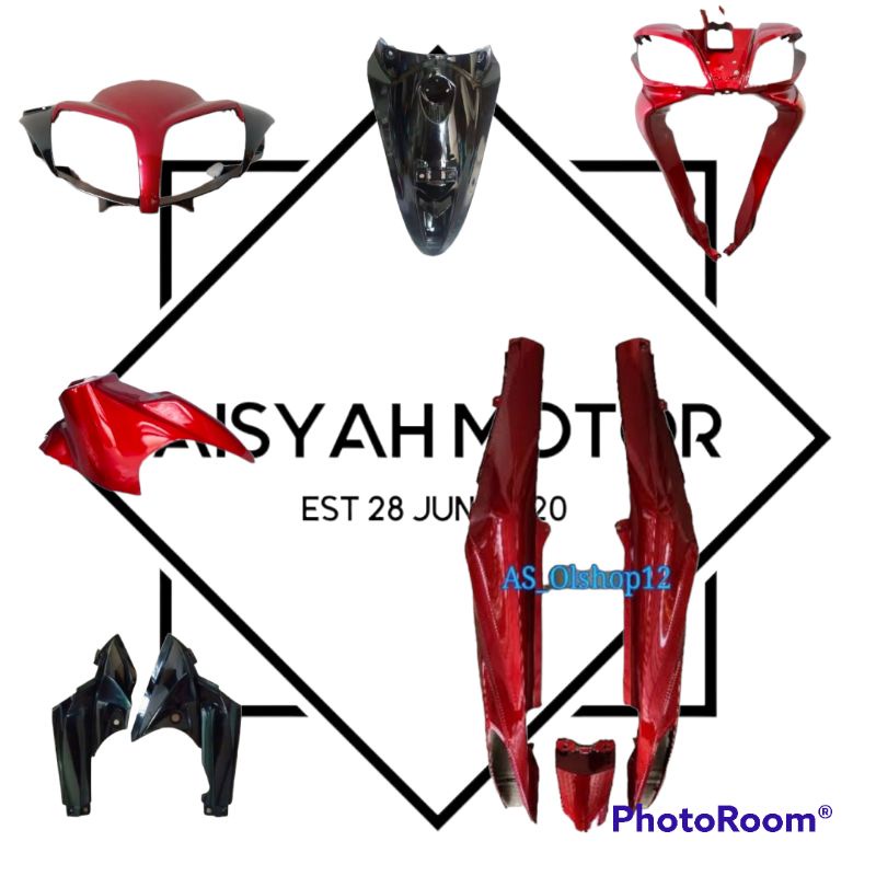 Bodi Halus Lengkap Yamaha Jupiter Z Robot Warna Merah