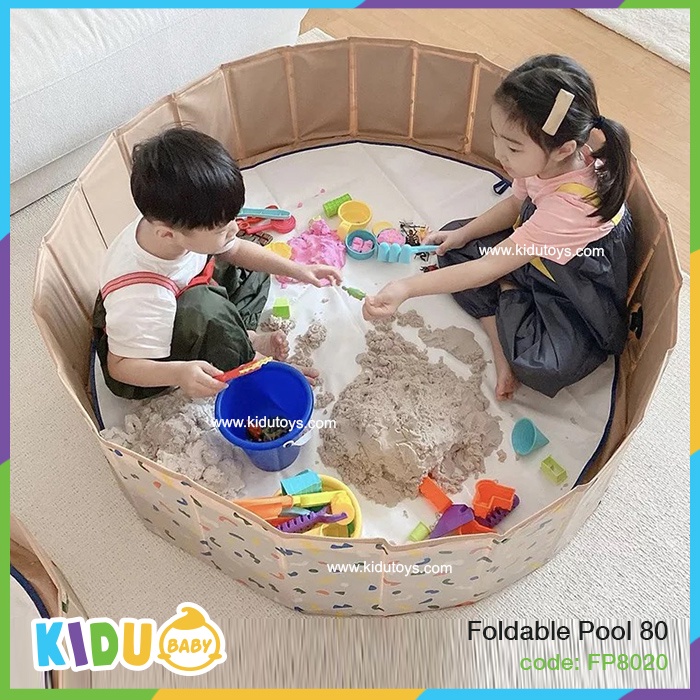 Kolam Lipat Kolam Renang Bola Anak Foldable Pool Mat 120cm 80cm Large Medium Kidu Baby