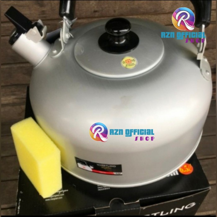TEKO CERET SIUL STAINLESS TEBAL BESAR MASPION WHISTLING 26CM 6,5 LITER