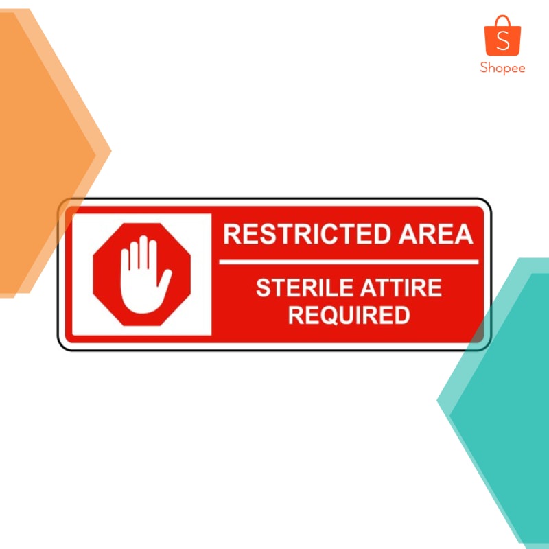 

Terlaris Rambu Akrilik Restricted Area 30cm x 10cm Acrylic 2mm Elegan