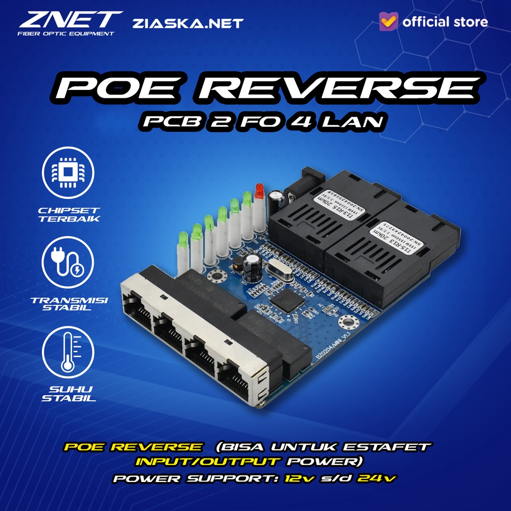 PCB 2FO-4LAN Media Converter 2FO 4LAN 100 Mbps 2 port fo 4 port lan board only