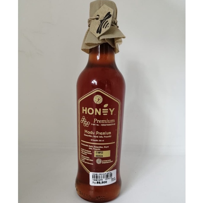 HONEY Premium 285 Ml - Madu Premium (Beepollen, Royal Jelly, Propolis)