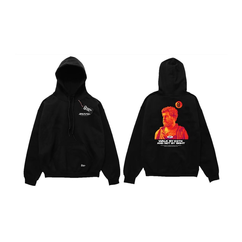ZEUZ Jaket Sweater Hoodie EIGHTYNINE BY WALK TRENDY ( Sablon ) M – XL Pria Wanita Premium