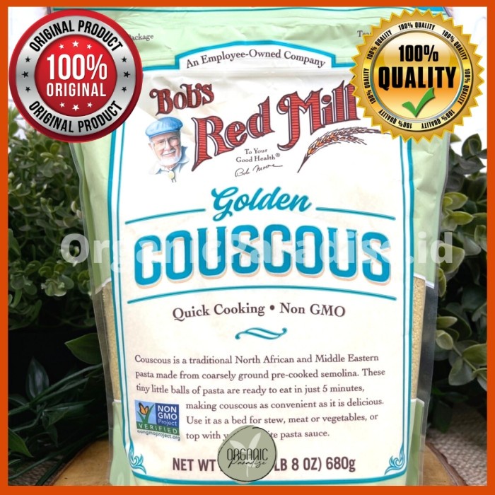 

Bob's Red Mill Golden Couscous 680 gram / Beras Gandum Kus kus