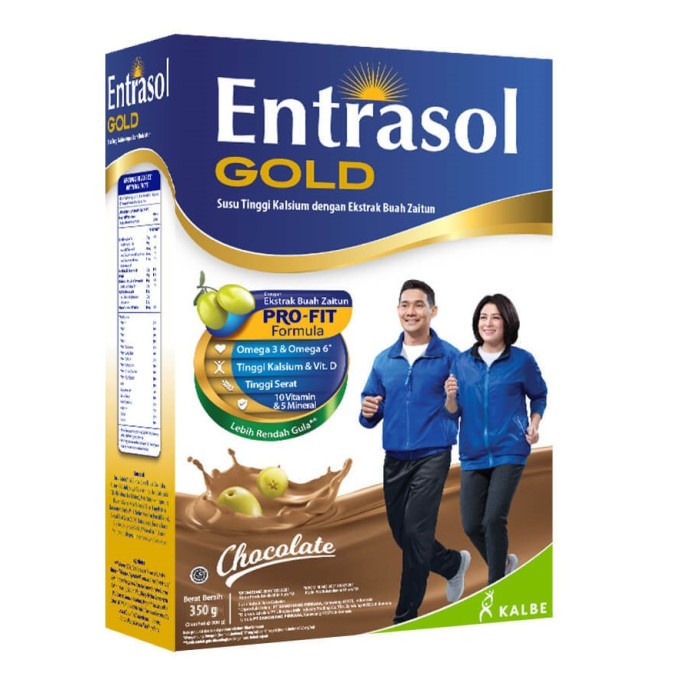 

ENTRASOL GOLD Susu Tinggi Kalsium ekstra buah zaitun 340gram