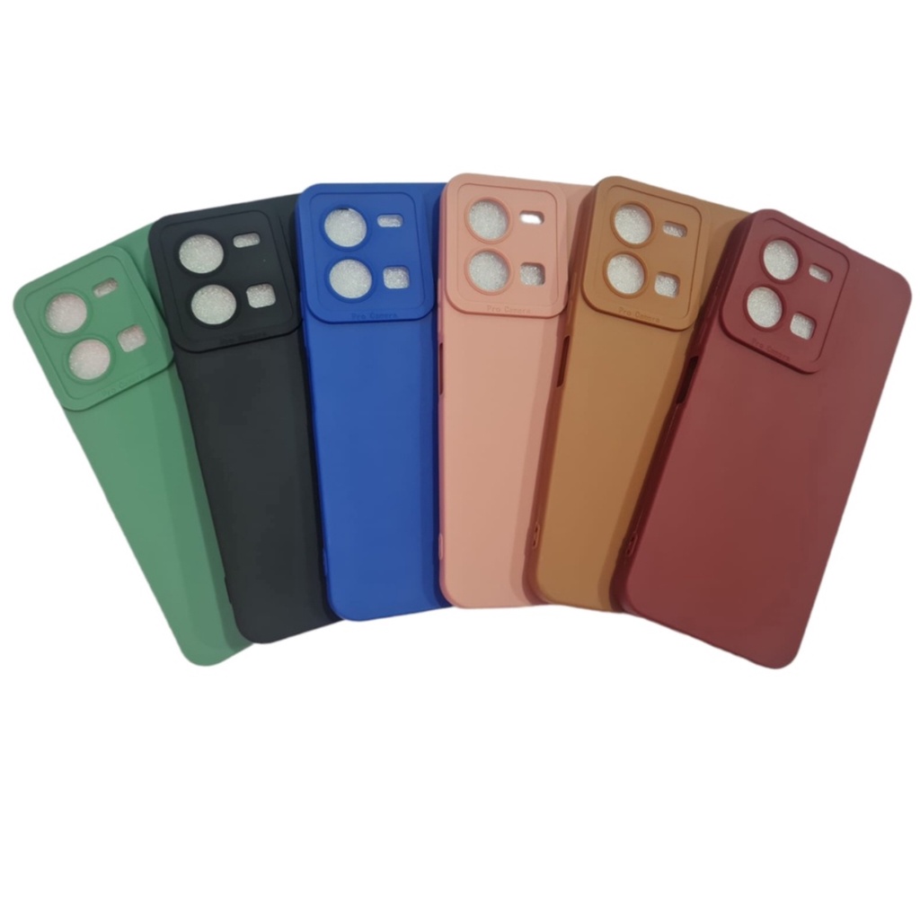 Case Procamera Vivo Y16 Y35 Y22 V25 V25 Pro Silikon Softcase Macaron Lentur Casing Matte